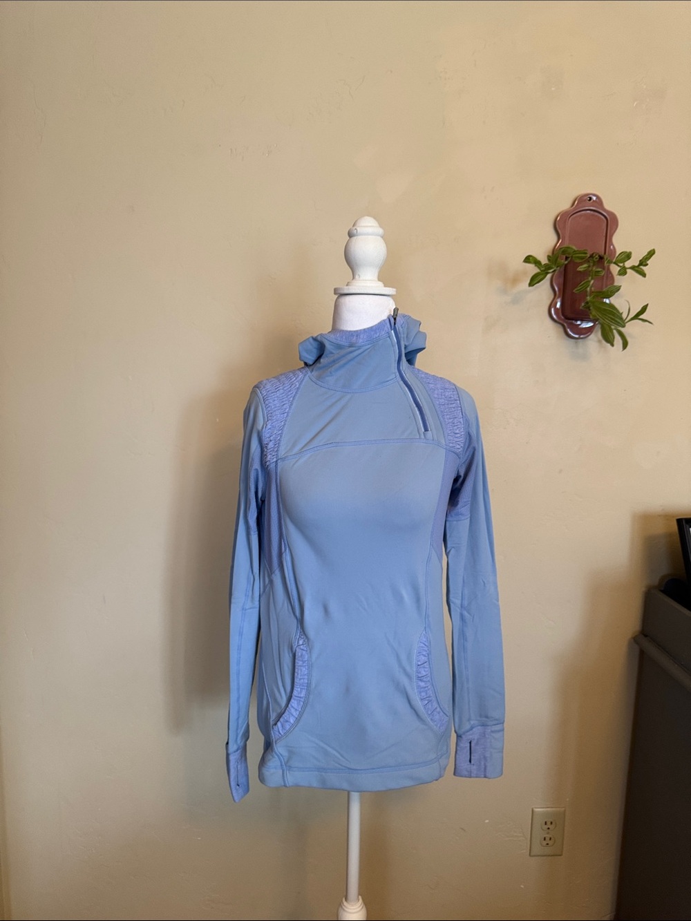 lululemon athletica Light Blue Quarter-Zip Pullover